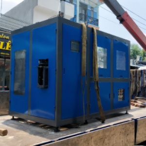 MÁY THỔI CHAI NHỰA PET TỰ ĐỘNG - Mẫu xanh dương